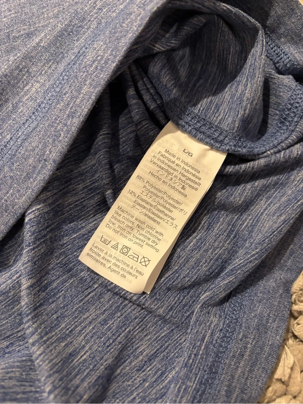 J Crew Performance Crew Neck T-Shirt - Heather Blue